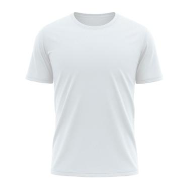 Imagem de Camiseta Básica Masculina Dry Lisa Tradicional Poliéster Confortável Treino-Unissex