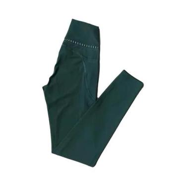 Imagem de Calças De Yoga Femininas De Cintura Alta Nude Com Efeito Levanta Bumbu