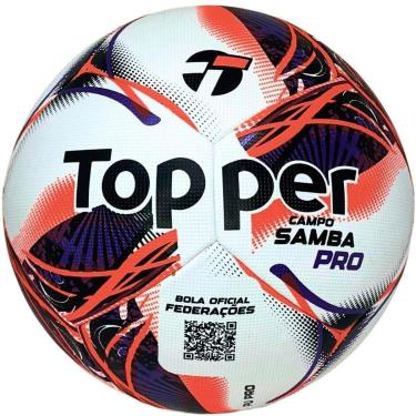 Imagem de BOLA DE FUTEBOL CAMPO TOPPER SAMBA VELOCITY PRO PROFISSIONAL COMPETIÇÃO E TREINAMENTO-Unissex