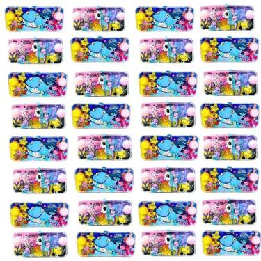 Imagem de kit 24 aquaplay fundo do mar jogo argola Agua Animais Unicornio Infant