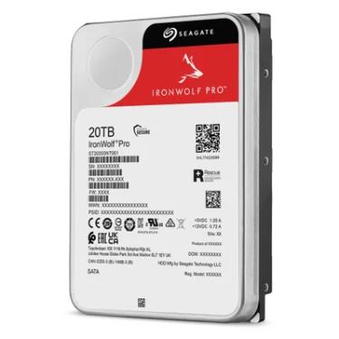 Imagem de Hd Desktop Seagate Ironwolf Pro 20tb, Nas Sata6 7200rpm 256mb - ST20000NT001