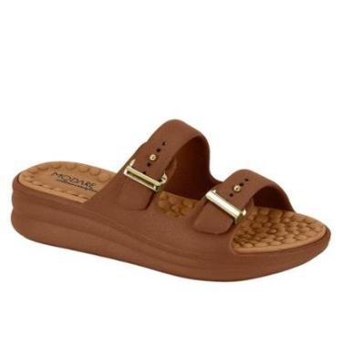 Imagem de Chinelo Feminino Modare Leve Fivela Dupla Papete Rasteira-Feminino