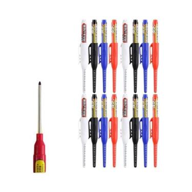 Imagem de Conjunto De Canetas Marcadoras De Ponta Longa De 45mm Para Carpinteiro