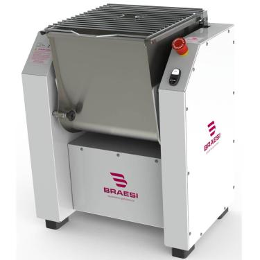 Imagem de Amassadeira Basculante Braesi Semirrápida Industrial Pãe e Massas 15kg Cuba em Inox Bivolt ALI-15/1