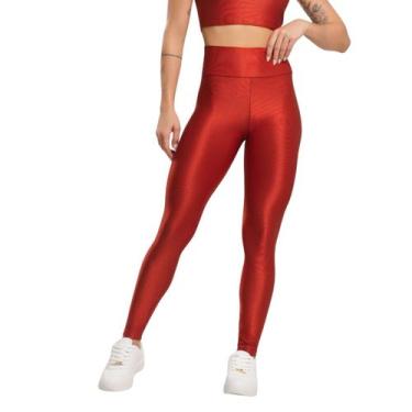 Imagem de Calça Legging Fitness Esmeralda Vekyo Roupa Para Academia Treino Moda 