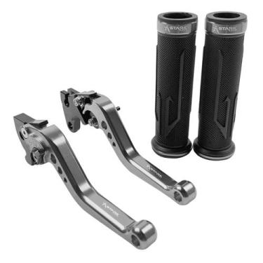 Imagem de Kit Manopla Manete Esportivo Xt660r Xt 225 Tdm 225 Dt 200 - Stark Race