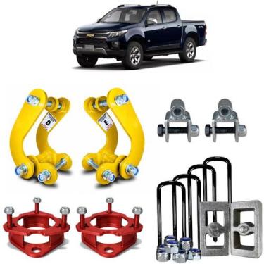 Imagem de Kit Lift Diant 3cm Trasei 4cm Jumelo Especial S10 2012/. - Borfix
