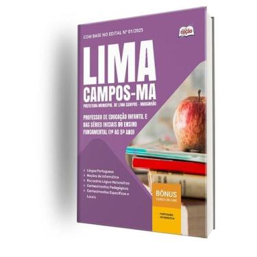 Imagem de Apostila Prefeitura de Lima Campos-MA - Professor Educação Infantil e 