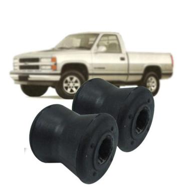 Imagem de Kit 2 Buchas Amortecedor Superior Dianteira Traseira Jahu Blazer silve