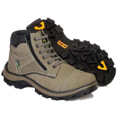 Imagem de Bota Adventure Masculina Couro Conforto Trilha Calça Fácil Tamanho:40C