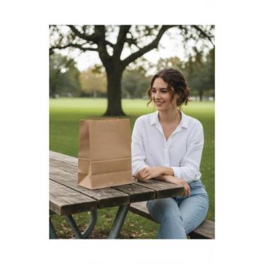 Imagem de 2x 100 Sacos Kraft Delivery G (24x15x32) Reforçados - Congratulations 