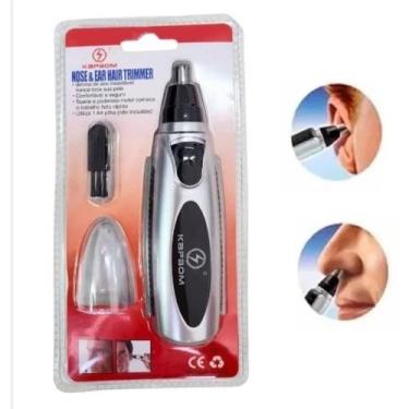 Imagem de Máquina de Cortar Pelos Cortador Aparador de Cabelos do Nariz e Ouvido