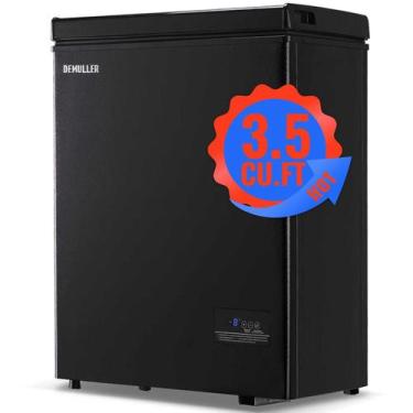 Imagem de Chest Freezer DEMULLER Mini Deep 3,5 pés cúbicos com cesta de armazena
