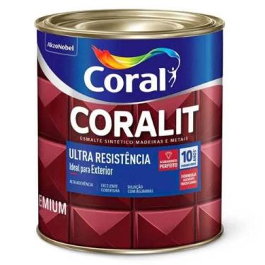 Imagem de Esmalte Coral Brilhante Premium Ultra Resistência 225ml, Vermelho