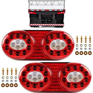 Imagem de PAR Lanterna Traseira para Caminhão Randon LED 24 Volts - Prime