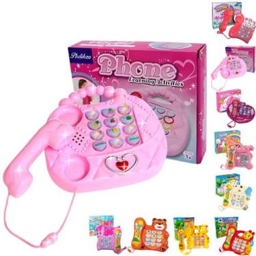 Imagem de Telefone Musical Infantil Vários Modelos Brinquedo Educativo - - Europ