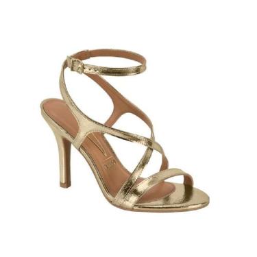 Imagem de Sandalia vizzano social ref 6249.1116.30591 feminino, 35, Dourado