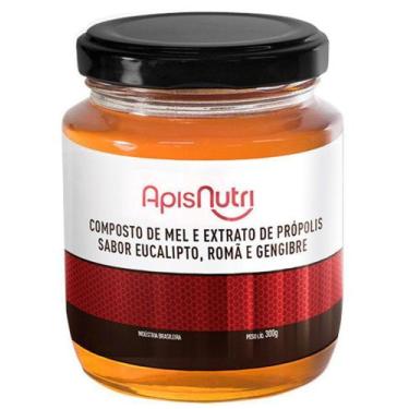 Imagem de Mel Própolis - Sabor Eucalipto, Romã e Gengibre - ApisNutri - 300g