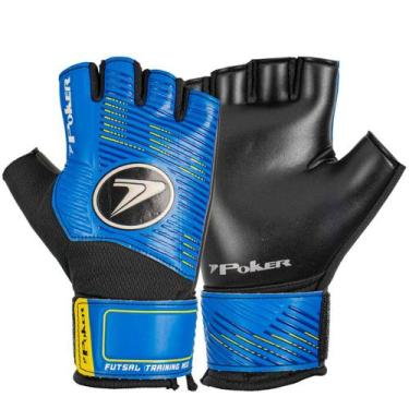 Imagem de Luva de Goleiro Futsal Adulto Super Grip Training Neo Poker 01092, Pre