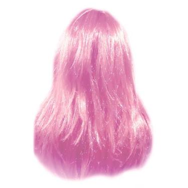 Imagem de Peruca Longa Lisa Rosa Claro para Festas - Extra Festas