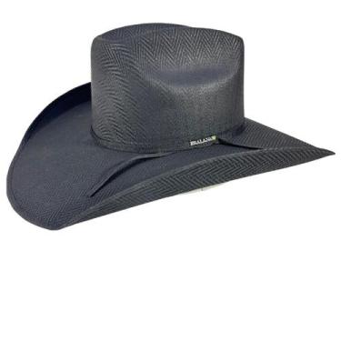 Imagem de Chapéu Pralana Cross Cotton Aba 12 Formado Estilo Americano Preto, Pre