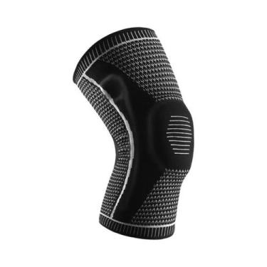 Imagem de Joelheiras Masculinas Com Suporte Patelar Lateral E Compressão Para Me