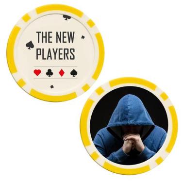 Imagem de Conjunto de Fichas de Poker IT'S A SKIN 25 peças 11,5g Argila Amarela