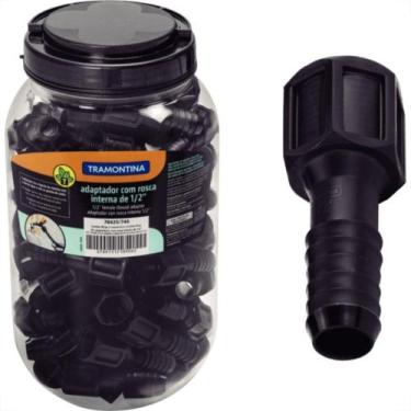 Imagem de Conexao Preta Tramontina Adaptador Rosca Interna 1/2'' Pote Com 80 Pec