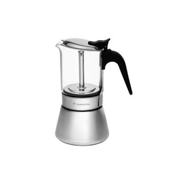 Imagem de Cafeteira Italiana Tramontina em Aço Inox e Vidro Borossilicato para E