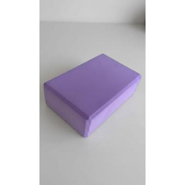 Imagem de Bloco Pilates Yoga EVA Kit C/ 2 Peças Lilás - Congratulations Store