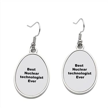 Imagem de Nuclear Technologist Brinco com pingente para meninas - Presente de festa de aniversário dos namorados