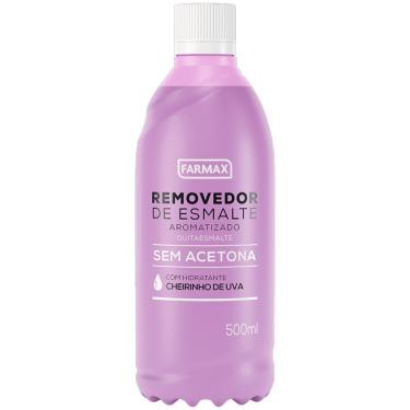 Imagem de Removedor Esmalte Farmax Sem Acetona Uva 500ml
