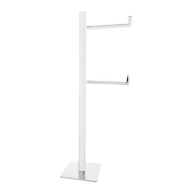 Imagem de Papeleira de Chão Quadrada Com Reserva Inox 