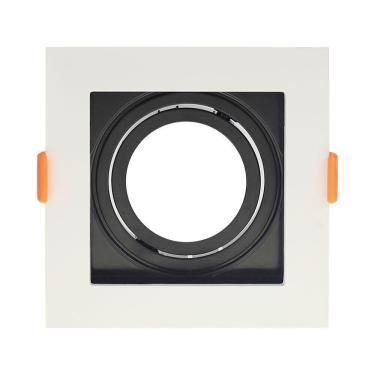 Imagem de Spot de Embutir Taschibra 1 Lâmpada MR16 Conecta Recuado Branco/Preto