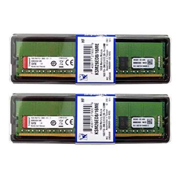 Imagem de Kingston Memory Bundle with 32GB (2 x 16GB) DDR4 PC4-21300 2666MHz Memory DIMMs Compatible with Dell PowerEdge T340, R240, R340 Servers