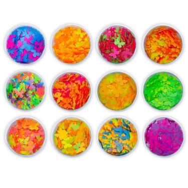 Imagem de Borboletas Para Encapsulada Decoração de Unhas Gel Acrigel