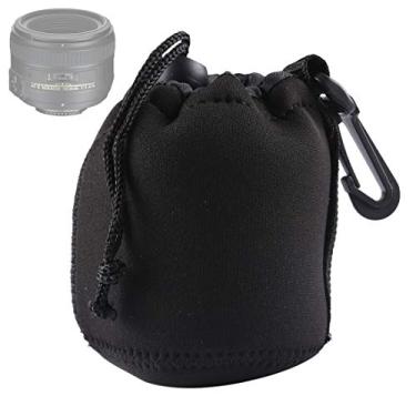Imagem de HONGYAN capa da câmera Neoprene SLR câmera lente carregando bolsa bolsa com mosquetão, tamanho: 8x10cm acessórios para câmera