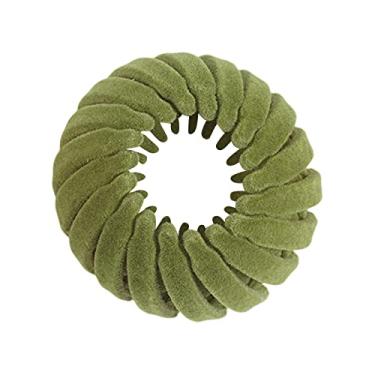 Imagem de Bola De Veludo De Pão De Cabelo Em Cambaleia Shaper Shaper Donut Hairpin Hair Decoration Acessórios Para Penteado Para Meninas Mulheres
