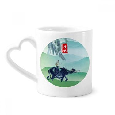 Imagem de Caneca de café cerâmica com tema de vinho e quatro termo solar Excited Insects