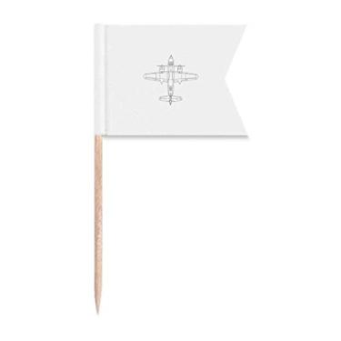 Imagem de Fighter Fight Line Art Deco Presente Fashion Palito Bandeiras Marcadoras para Bolo Festa Prato de Queijo