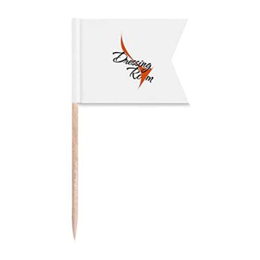 Imagem de Diferential Understanding Makeup Dressing Palito de Dente, Bandeiras de Etiquetagem para Bolo de Festa Prato de Queijo