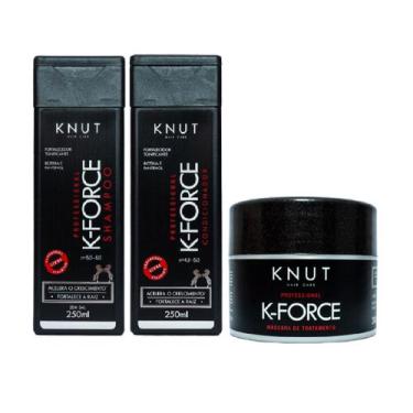 Imagem de Knut K- Force Kit Shampoo + Condicionador + Mascara