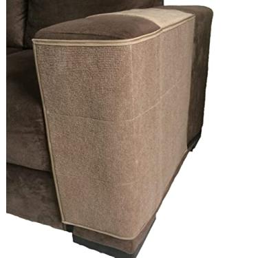 Imagem de Arranhador para gatos e protetor do braço do sofá - par - tamanho 50x70 cm CORES:Bege