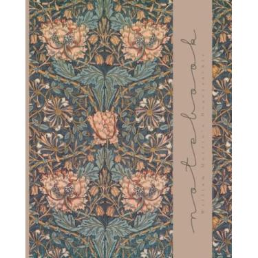 Imagem de Caderno William Morris: Vintage Design College Ruled College Ruled 8x10 páginas pautadas 120 (William Morris Textile Notebooks)