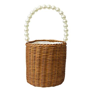 h&m rattan bolsa