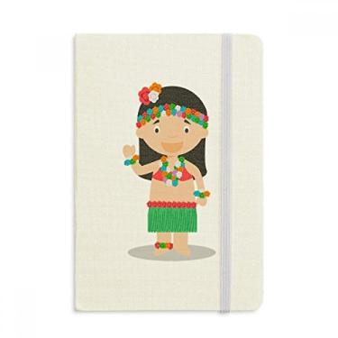 Imagem de Caderno de desenho do Havaí da Beautiful Girl com capa dura em tecido