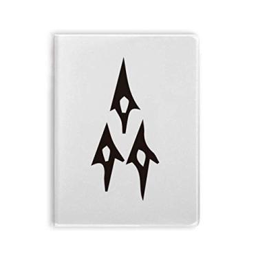 Imagem de Caderno de anotações de osso com sobrenome chinês Qi, capa de chiclete, diário de capa macia