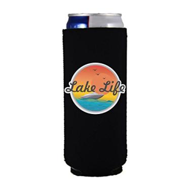 Imagem de Galocha de lata fina da Lake Life, Preto, 12 oz, slim can, 1