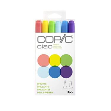 Imagem de Copic Ciao, marcadores à base de álcool, conjunto de 6 peças, Brights
