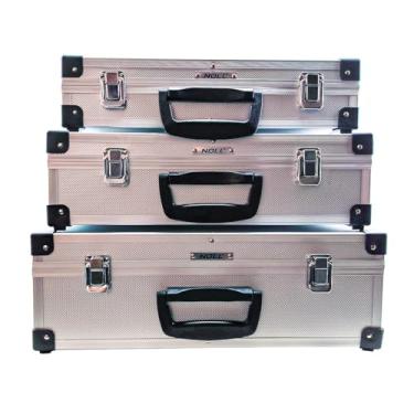 Imagem de Jogo De Maletas Em Alumínio Com 3 Pçs S/Chave - Pequena/Média/Grande - 63,0006